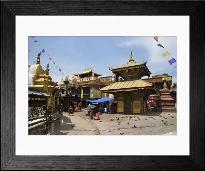 Framed Print : Swayambhunath Stupa (Monkey Temple), UNESCO World Heritage Site, Kathmandu, Nepal, Asia Framed Print : Swayambhunath Stupa (Monkey Temple), UNESCO World Heritage Site, Kathmandu, Nepal, Asia