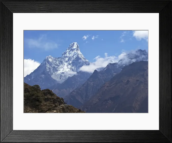 Framed Print : Ama Dablam from trail between Namche Bazaar and Everest View Hotel, Nepal, Himalayas, Asia Framed Print : Ama Dablam from trail between Namche Bazaar and Everest View Hotel, Nepal, Himalayas, Asia