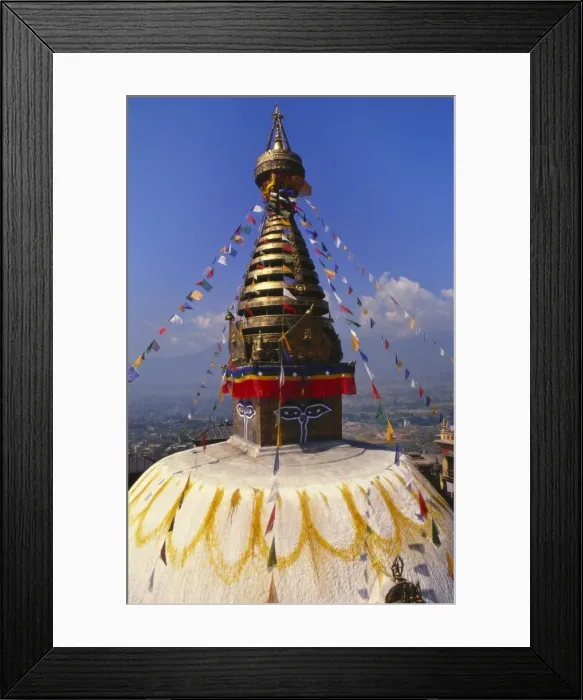 Framed Print : Swayambhunath Temple, Kathmandu, Nepal Framed Print : Swayambhunath Temple, Kathmandu, Nepal