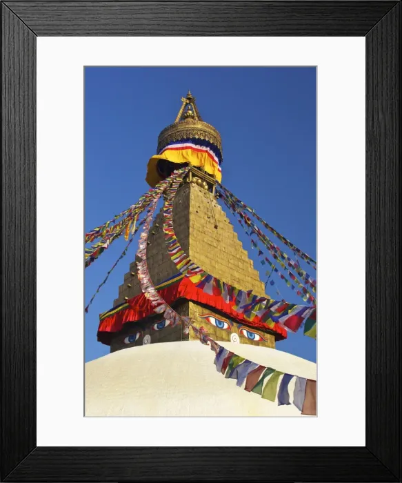 Framed Print : All seeing eyes of the Buddha, Boudhanath Stupa, UNESCO World Heritage Site, Kathmandu, Nepal, Asia Framed Print : All seeing eyes of the Buddha, Boudhanath Stupa, UNESCO World Heritage Site, Kathmandu, Nepal, Asia