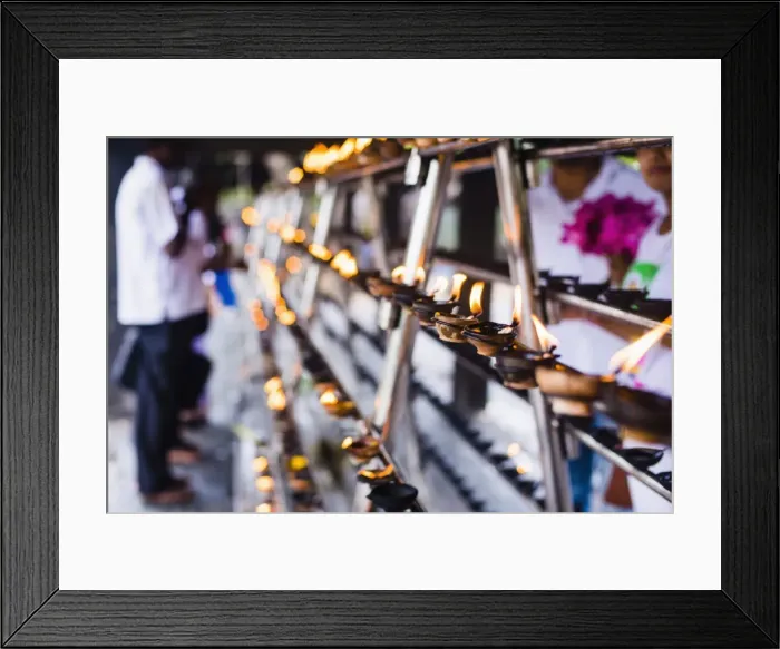 Framed Print : Prayer candles at Sri Maha Bodhi in the Mahavihara (The Great Monastery), Anuradhapura, Sri Lanka, Asia Framed Print : Prayer candles at Sri Maha Bodhi in the Mahavihara (The Great Monastery), Anuradhapura, Sri Lanka, Asia