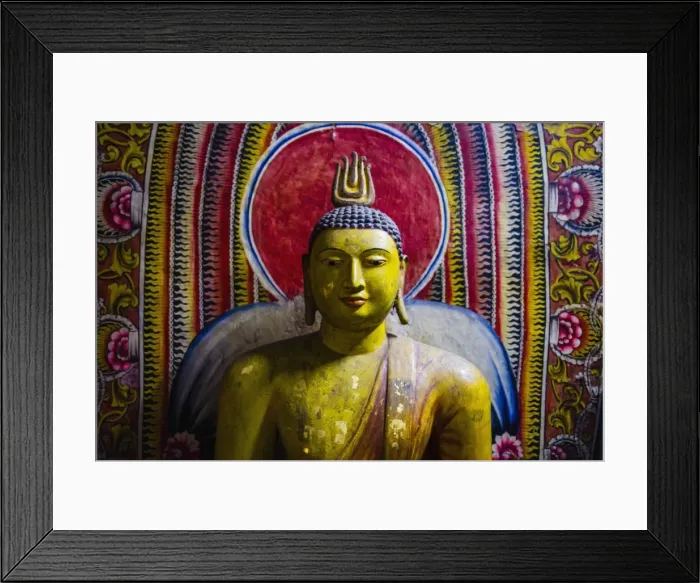 Framed Print : Buddha statue in Cave 1 (Cave of the Divine King) (Temple of the Divine King), Dambulla Cave Temples, UNESCO World Heritage Site, Dambulla, Sri Lanka, Asia Framed Print : Buddha statue in Cave 1 (Cave of the Divine King) (Temple of the Divine King), Dambulla Cave Temples, UNESCO World Heritage Site, Dambulla, Sri Lanka, Asia