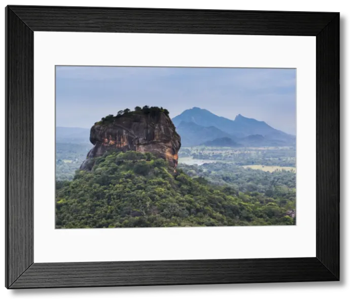 Framed Print : Sigiriya Rock Fortress, UNESCO World Heritage Site, seen from Pidurangala Rock, Sri Lanka, Asia Framed Print : Sigiriya Rock Fortress, UNESCO World Heritage Site, seen from Pidurangala Rock, Sri Lanka, Asia