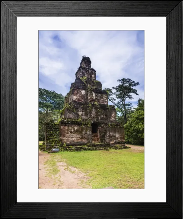 Framed Print : Satmahal Prasada in Polonnaruwa Quadrangle, UNESCO World Heritage Site, Sri Lanka, Asia Framed Print : Satmahal Prasada in Polonnaruwa Quadrangle, UNESCO World Heritage Site, Sri Lanka, Asia