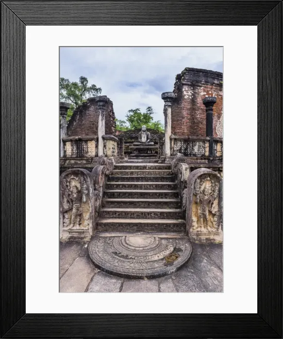 Framed Print : Vatadage (Circular Relic House), Polonnaruwa Quadrangle, UNESCO World Heritage Site, Sri Lanka, Asia Framed Print : Vatadage (Circular Relic House), Polonnaruwa Quadrangle, UNESCO World Heritage Site, Sri Lanka, Asia