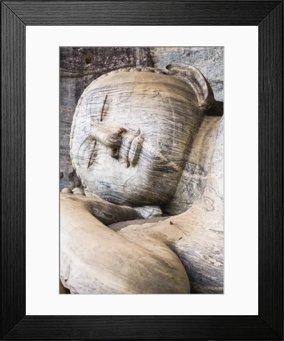 Framed Print : Reclining Buddha in Nirvana at Gal Vihara Rock Temple, Polonnaruwa, UNESCO World Heritage Site, Sri Lanka, Asia Framed Print : Reclining Buddha in Nirvana at Gal Vihara Rock Temple, Polonnaruwa, UNESCO World Heritage Site, Sri Lanka, Asia