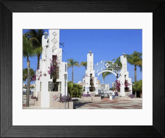 Framed Print : Bayfront, Sarasota, Florida, United States of America, North America Framed Print : Bayfront, Sarasota, Florida, United States of America, North America