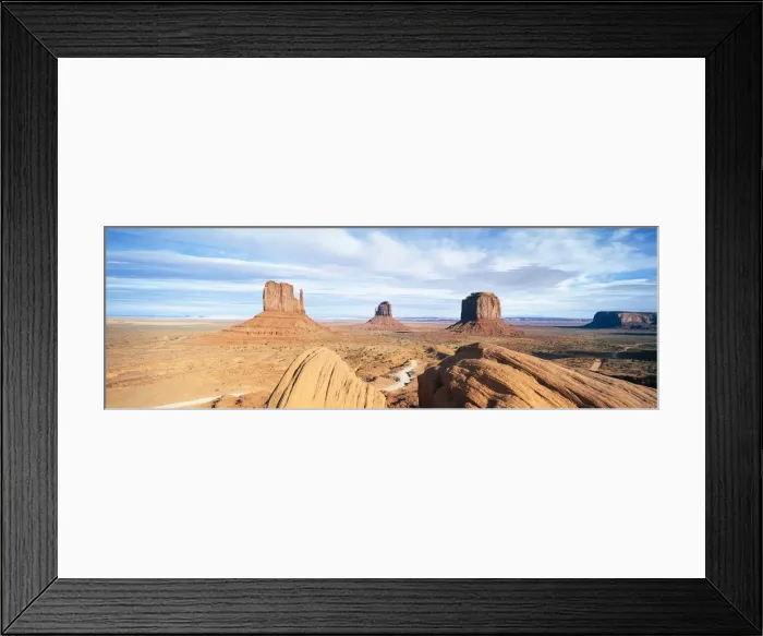 Framed Print : The Mittens, Navajo Tribal Park, Monument Valley, Arizona, United States of America, North America