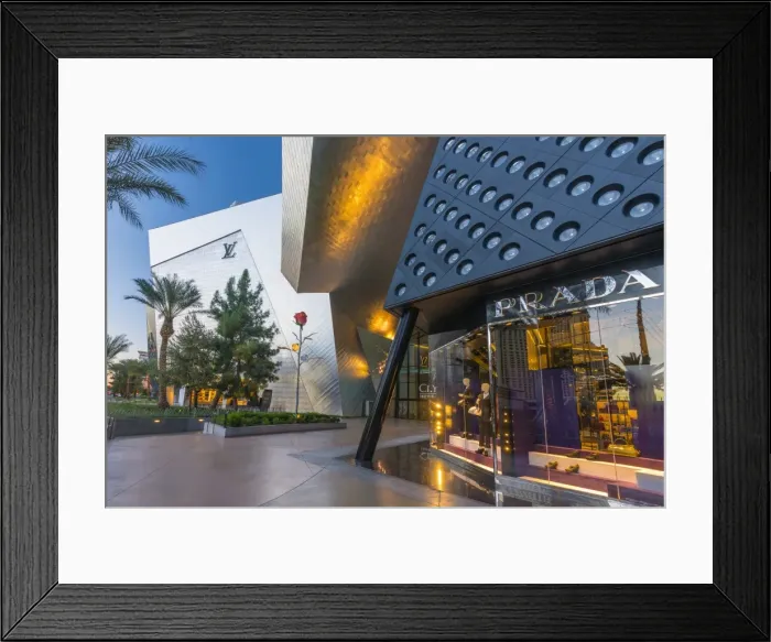 Framed Print : Prada store, CityCenter, The Strip, Las Vegas, Nevada, United States of America, North America Framed Print : Prada store, CityCenter, The Strip, Las Vegas, Nevada, United States of America, North America