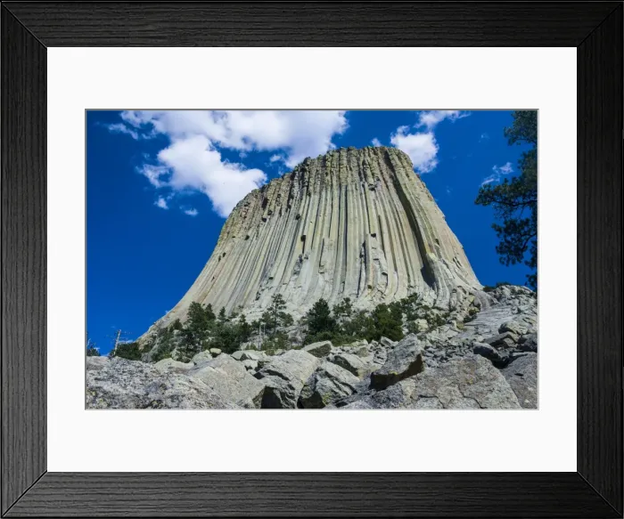 Framed Print : Devils Tower National Monument, Wyoming, United States of America, North America Framed Print : Devils Tower National Monument, Wyoming, United States of America, North America