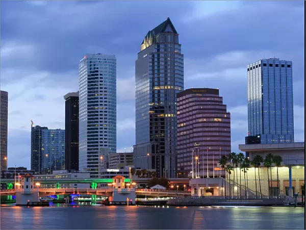 Tampa skyline, Florida, United States of America, North America