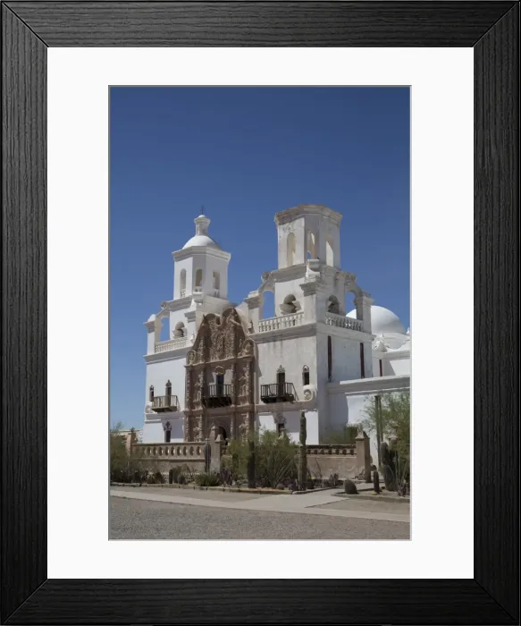 Framed Print : San Xavier del Bac Mission, founded in 1692, National Historic Landmark, Tohono O odham San Xavier Indian Reservation, Arizona, United States of America, North America Framed Print : San Xavier del Bac Mission, founded in 1692, National Historic Landmark, Tohono O odham San Xavier Indian Reservation, Arizona, United States of America, North America