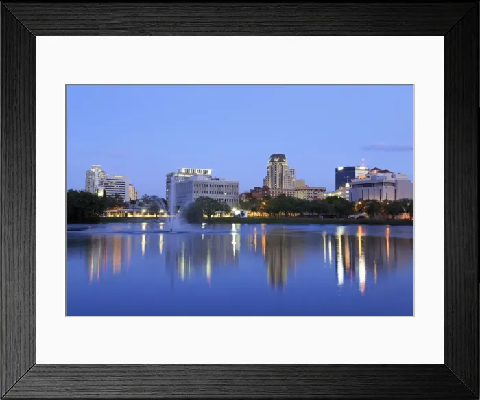 Framed Print : Mirror Lake, St. Petersburg, Tampa, Florida, United States of America, North America Framed Print : Mirror Lake, St. Petersburg, Tampa, Florida, United States of America, North America