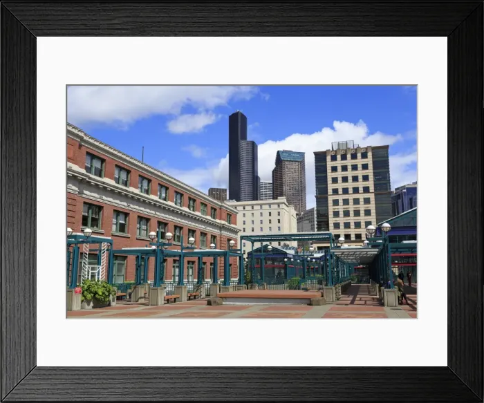 Framed Print : International District Metro Station, Seattle, Washington State, United States of America, North America Framed Print : International District Metro Station, Seattle, Washington State, United States of America, North America