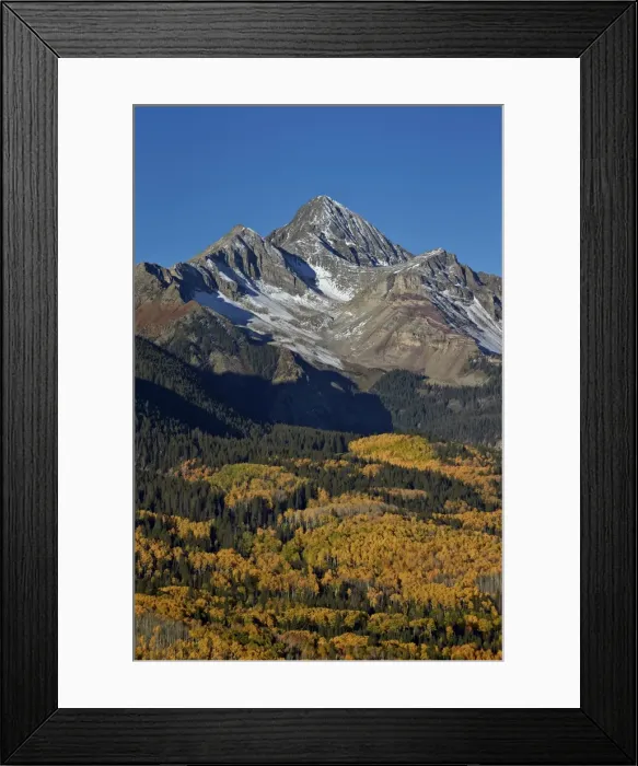 Framed Print : Wilson Peak in the fall, San Juan National Forest, Colorado, USA Framed Print : Wilson Peak in the fall, San Juan National Forest, Colorado, USA