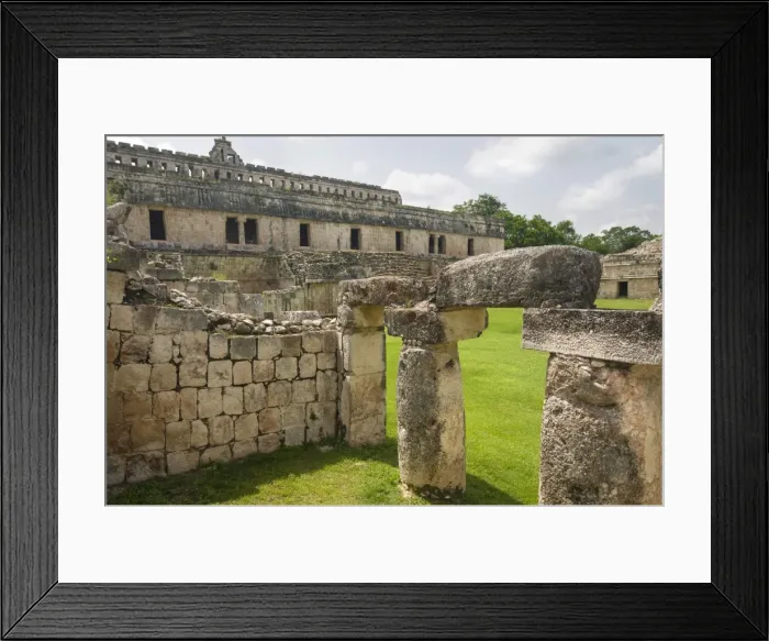 Framed Print : Mayan ruins at Kabah in the Yucatan, Mexico, North America Framed Print : Mayan ruins at Kabah in the Yucatan, Mexico, North America