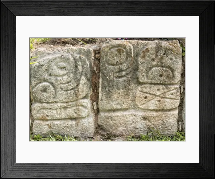 Framed Print : Stone carving, Palace of the Masks, Codz Poop, Kabah Archaeological Site, Kabah, near Uxmal, Yucatan, Mexico, North America Framed Print : Stone carving, Palace of the Masks, Codz Poop, Kabah Archaeological Site, Kabah, near Uxmal, Yucatan, Mexico, North America