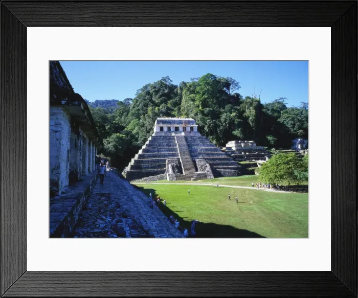 Framed Print : Temple of Inscriptions, Palenque Ruins, Chiapas, Mexico Framed Print : Temple of Inscriptions, Palenque Ruins, Chiapas, Mexico