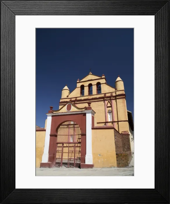 Framed Print : Temple of St. Nicolas, built between 1613 and 1621, San Cristobal de las Casas, Chiapas, Mexico, North America Framed Print : Temple of St. Nicolas, built between 1613 and 1621, San Cristobal de las Casas, Chiapas, Mexico, North America