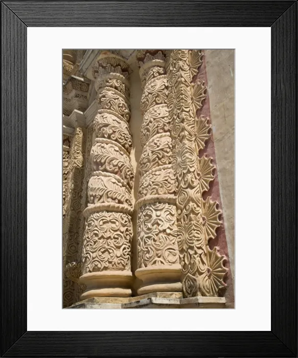 Framed Print : Intricately carved Solomonic columns, Temple of Santo Domingo de Guzman, founded in 1547, San Cristobal de las Casas, Chiapas, Mexico, North America Framed Print : Intricately carved Solomonic columns, Temple of Santo Domingo de Guzman, founded in 1547, San Cristobal de las Casas, Chiapas, Mexico, North America
