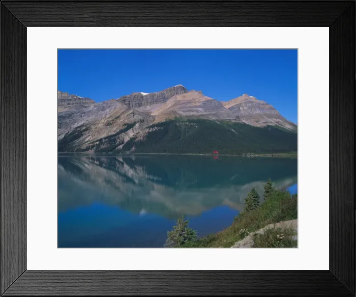Framed Print : Reflection of the Rockies in Lake Bow, Banff National Park, Alberta, Canada Framed Print : Reflection of the Rockies in Lake Bow, Banff National Park, Alberta, Canada