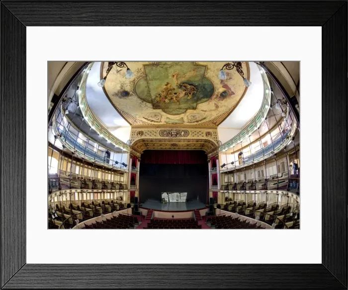 Framed Print : Interior of Teatro Tomas Terry, shot with fisheye lens, Parque Jose Marti, Cienfuegos, UNESCO World Heritage Site, Cuba, West Indies, Central America Framed Print : Interior of Teatro Tomas Terry, shot with fisheye lens, Parque Jose Marti, Cienfuegos, UNESCO World Heritage Site, Cuba, West Indies, Central America
