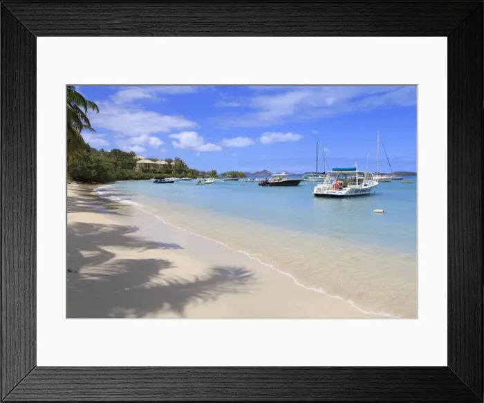 Framed Print : Beach in Cruz Bay, St. John, United States Virgin Islands, West Indies, Caribbean, Central America Framed Print : Beach in Cruz Bay, St. John, United States Virgin Islands, West Indies, Caribbean, Central America