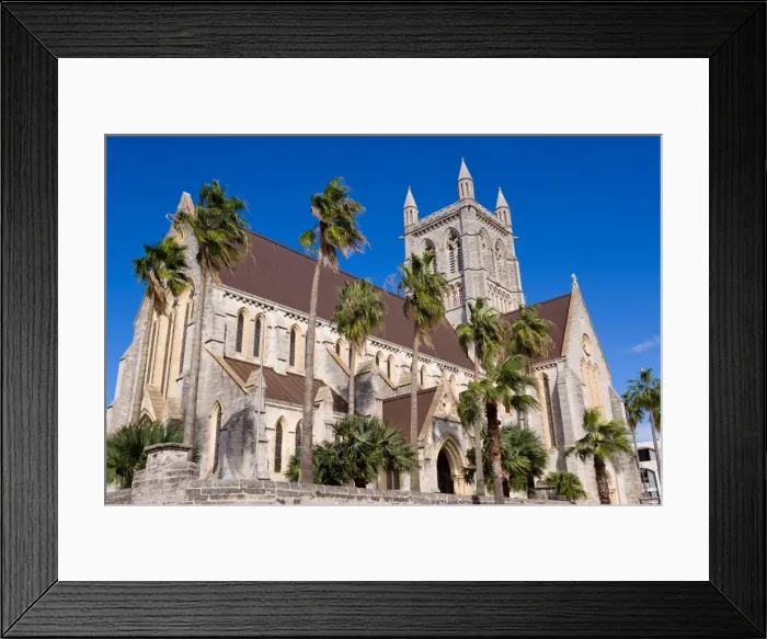 Framed Print : Trinity Cathedral, Anglican Cathedral dating from 1894, Hamilton, Bermuda, Central America Framed Print : Trinity Cathedral, Anglican Cathedral dating from 1894, Hamilton, Bermuda, Central America