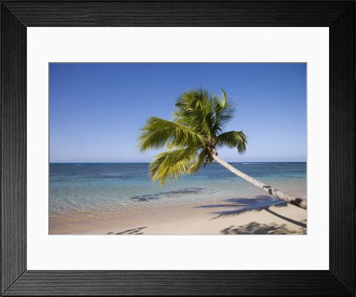 Framed Print : Las Terrenas, Samana Peninsula, Dominican Republic, West Indies, Caribbean, Central America