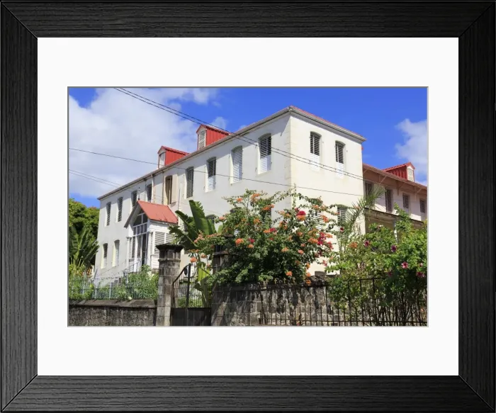 Framed Print : Cathedral Presbytery, Roseau, Dominica, Windward Islands, West Indies, Caribbean, Central America Framed Print : Cathedral Presbytery, Roseau, Dominica, Windward Islands, West Indies, Caribbean, Central America