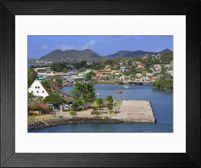 Framed Print : Castries Harbor, St. Lucia, Windward Islands, West Indies, Caribbean, Central America Framed Print : Castries Harbor, St. Lucia, Windward Islands, West Indies, Caribbean, Central America