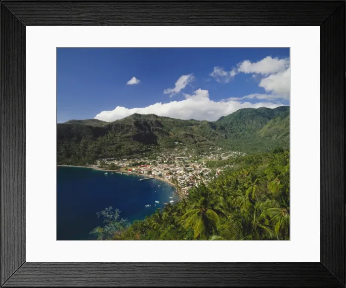 Framed Print : Soufriere, St Lucia, Caribbean Framed Print : Soufriere, St Lucia, Caribbean