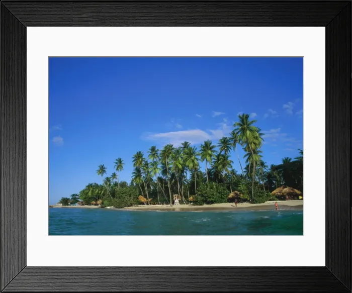 Framed Print : Pigeon Point, Tobago, Caribbean Framed Print : Pigeon Point, Tobago, Caribbean