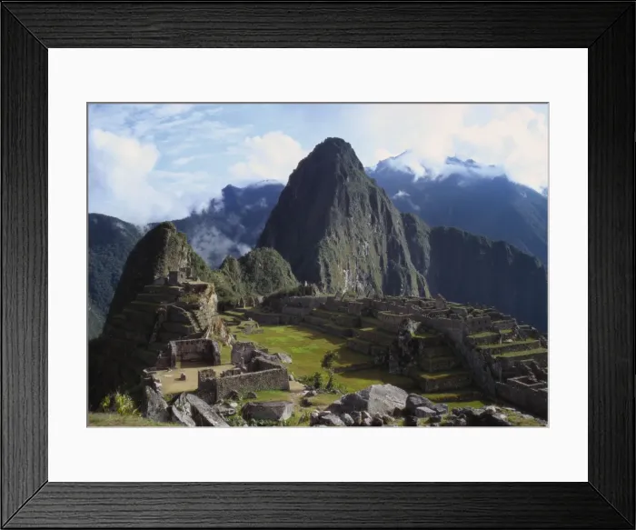 Framed Print : Machu Picchu, Peru, South America Framed Print : Machu Picchu, Peru, South America