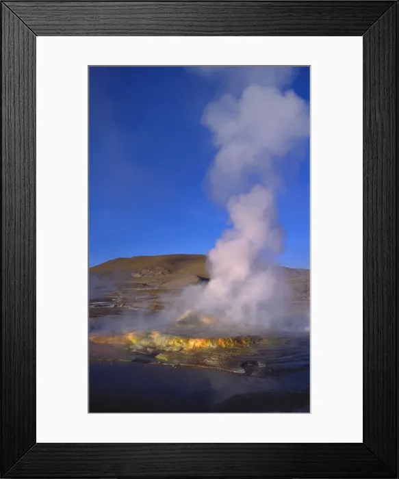 Framed Print : Geysers and Fumaroles, El Tatio, Atacama, Chile Framed Print : Geysers and Fumaroles, El Tatio, Atacama, Chile