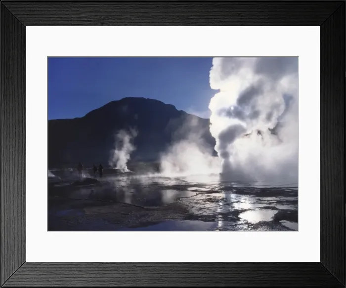 Framed Print : Steam Rising From Geysers and Fumaroles, El Tatio, Atacama, Chile Framed Print : Steam Rising From Geysers and Fumaroles, El Tatio, Atacama, Chile