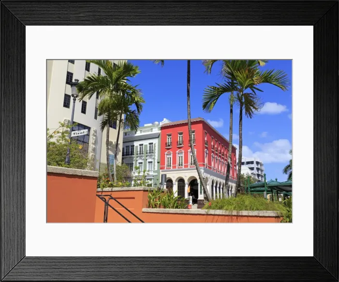 Framed Print : Paseo de La Princesa in Old San Juan, Puerto Rico, West Indies, Caribbean, Central America Framed Print : Paseo de La Princesa in Old San Juan, Puerto Rico, West Indies, Caribbean, Central America