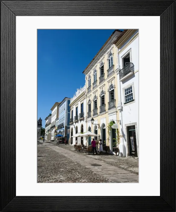 Framed Print : Colonial architecture in the Pelourinho, UNESCO World Heritage Site, Salvador da Bahia, Bahia, Brazil, South America Framed Print : Colonial architecture in the Pelourinho, UNESCO World Heritage Site, Salvador da Bahia, Bahia, Brazil, South America