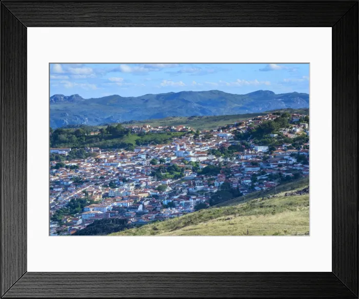 Framed Print : View over Diamantina, UNESCO World Heritage Site, Minas Gerais, Brazil, South America Framed Print : View over Diamantina, UNESCO World Heritage Site, Minas Gerais, Brazil, South America