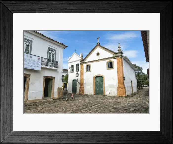 Framed Print : Nossa Senhora do Rosario e Sao Benedito Church, Paraty, Rio de Janeiro State, Brazil, South America Framed Print : Nossa Senhora do Rosario e Sao Benedito Church, Paraty, Rio de Janeiro State, Brazil, South America