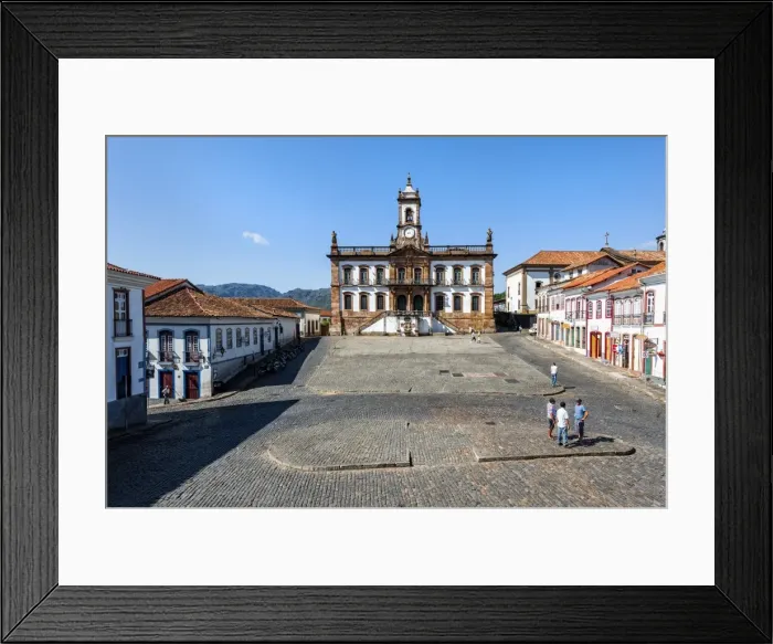 Framed Print : Tiradentes Plaza and Da Inconfidencia Museum, Ouro Preto, UNESCO World Heritage Site, Minas Gerais, Brazil, South America Framed Print : Tiradentes Plaza and Da Inconfidencia Museum, Ouro Preto, UNESCO World Heritage Site, Minas Gerais, Brazil, South America