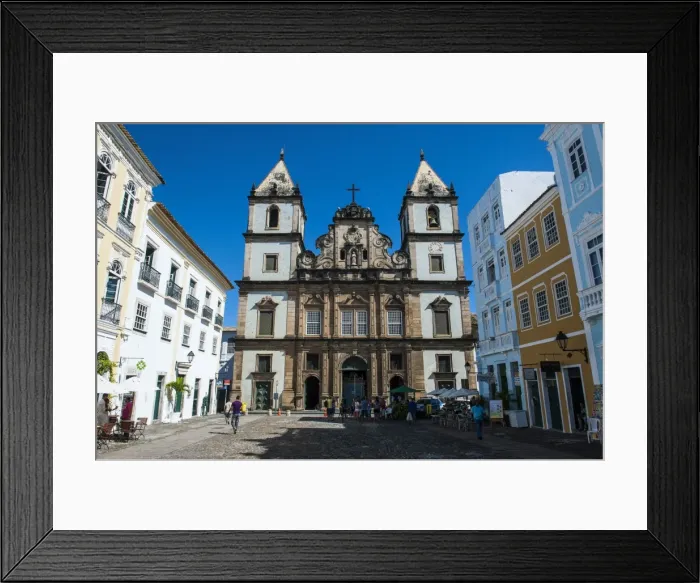 Framed Print : Colonial architecture in the Pelourinho, UNESCO World Heritage Site, Salvador da Bahia, Bahia, Brazil, South America Framed Print : Colonial architecture in the Pelourinho, UNESCO World Heritage Site, Salvador da Bahia, Bahia, Brazil, South America