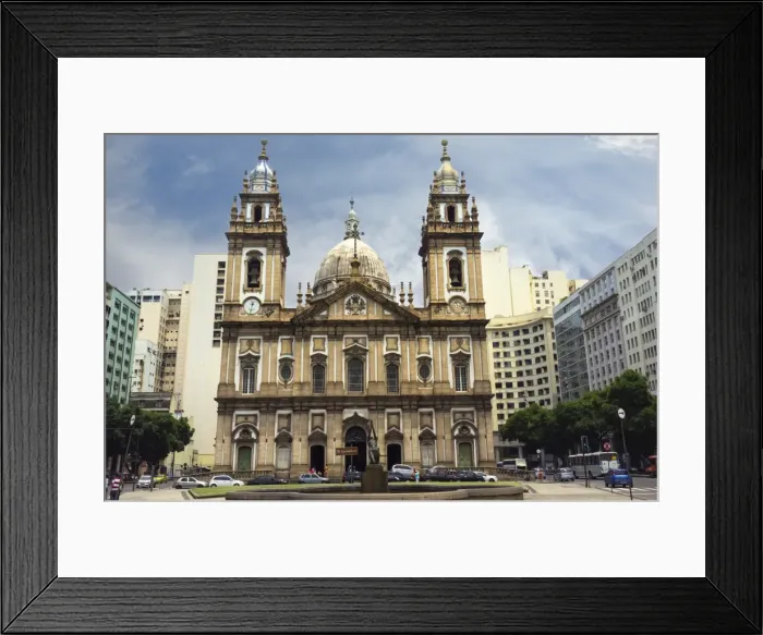 Framed Print : La Candelaria Church, Rio de Janeiro, Brazil, South America Framed Print : La Candelaria Church, Rio de Janeiro, Brazil, South America