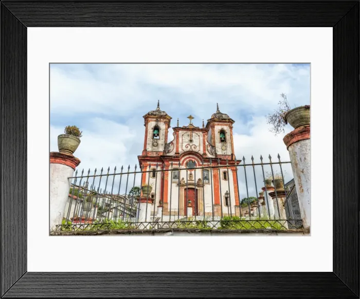 Framed Print : Nossa Senhora do Conceicao Church, Ouro Preto, UNESCO World Heritage Site, Minas Gerais, Brazil, South America Framed Print : Nossa Senhora do Conceicao Church, Ouro Preto, UNESCO World Heritage Site, Minas Gerais, Brazil, South America