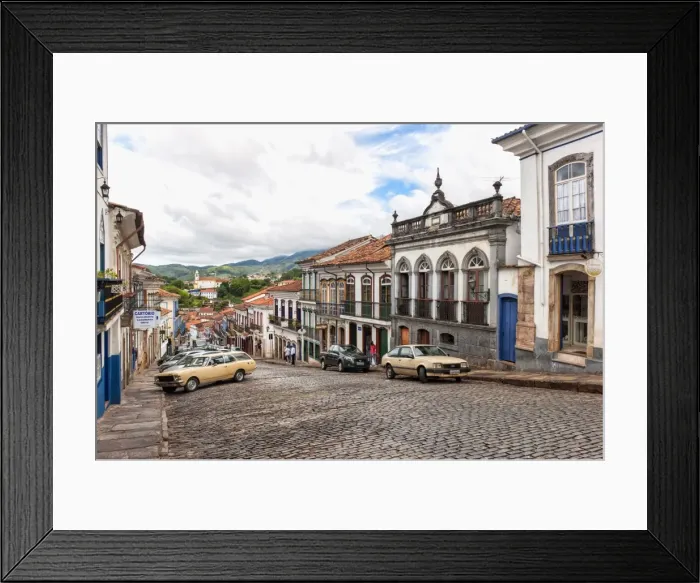 Framed Print : Streets, Ouro Preto, UNESCO World Heritage Site, Minas Gerais, Brazil, South America Framed Print : Streets, Ouro Preto, UNESCO World Heritage Site, Minas Gerais, Brazil, South America