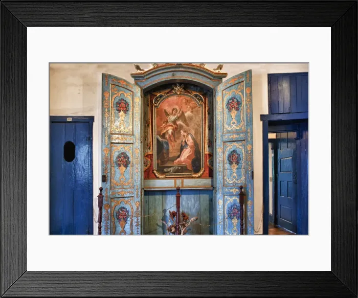 Framed Print : Interior of the Casa da Gloria, Diamantina, UNESCO World Heritage Site, Minas Gerais, Brazil, South America