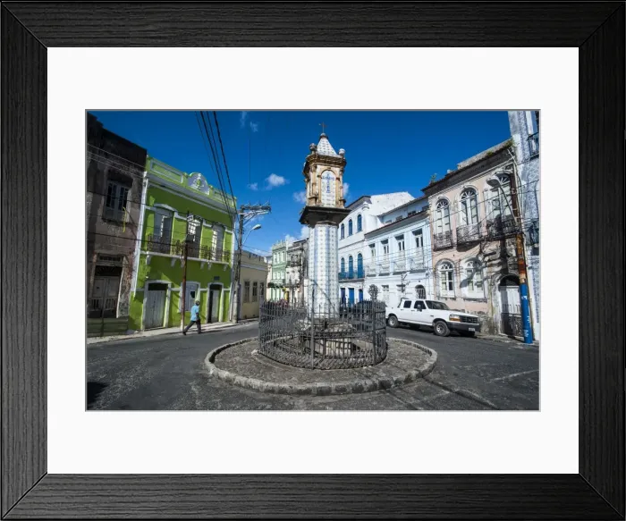 Framed Print : Colonial architecture in the Pelourinho, UNESCO World Heritage Site, Salvador da Bahia, Bahia, Brazil, South America Framed Print : Colonial architecture in the Pelourinho, UNESCO World Heritage Site, Salvador da Bahia, Bahia, Brazil, South America