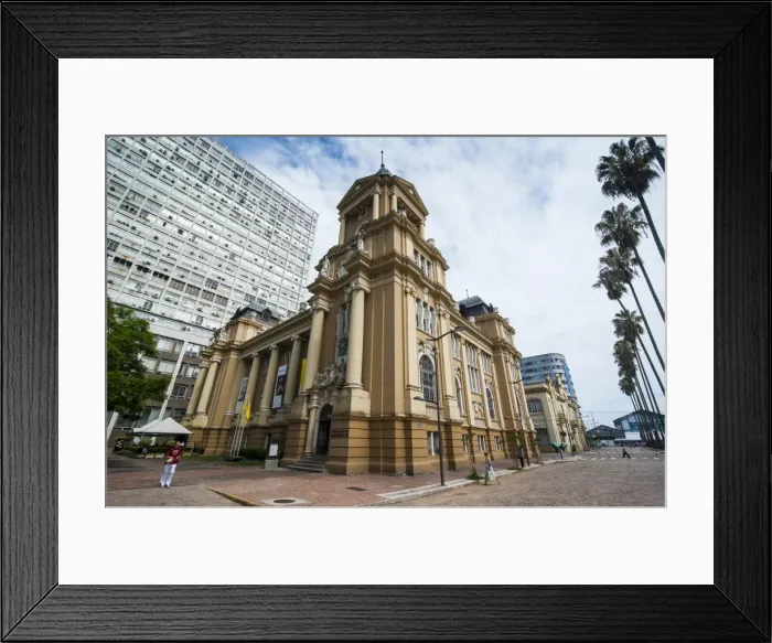 Framed Print : Rio Grande do Sul Museum of Art, Porto Alegre, Brazil, South America Framed Print : Rio Grande do Sul Museum of Art, Porto Alegre, Brazil, South America