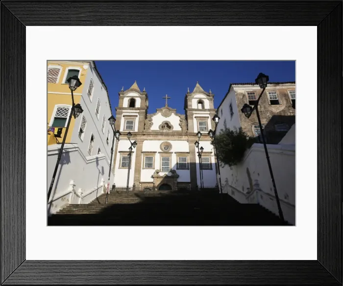 Framed Print : Santissimo Sacrament do Passos church, Salvador, Bahia, Brazil, South America Framed Print : Santissimo Sacrament do Passos church, Salvador, Bahia, Brazil, South America