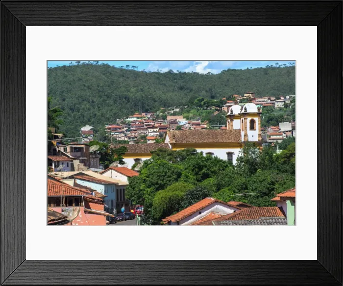 Framed Print : View over Sabara and Nossa Senhora do Carmo Church, Belo Horizonte, Minas Gerais, Brazil, South America Framed Print : View over Sabara and Nossa Senhora do Carmo Church, Belo Horizonte, Minas Gerais, Brazil, South America